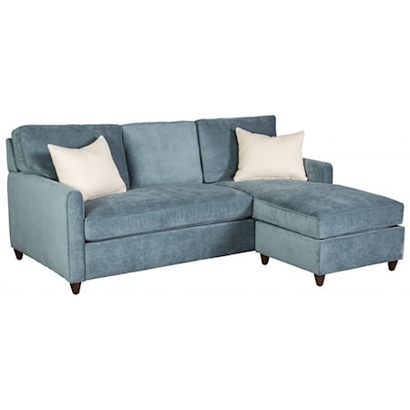 Queen Sleeper Sofa with Chaise