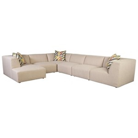 5-Seat Sectional Sofa w/ LAF Chaise