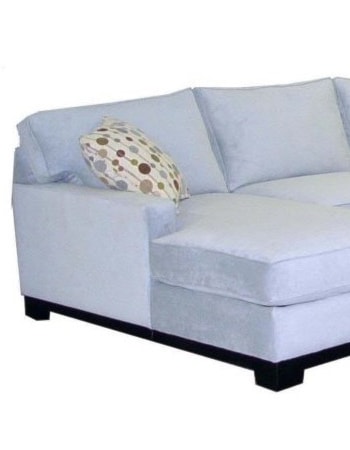 4-Piece Sectional with Pluma Plush Cushions