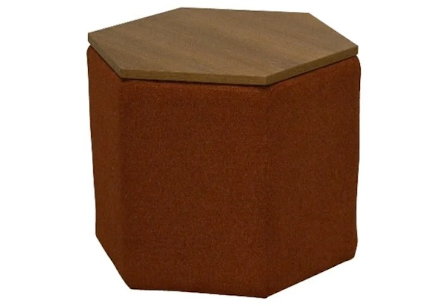 Haxel Storage Footstool by Jonathan Louis at Morris Home