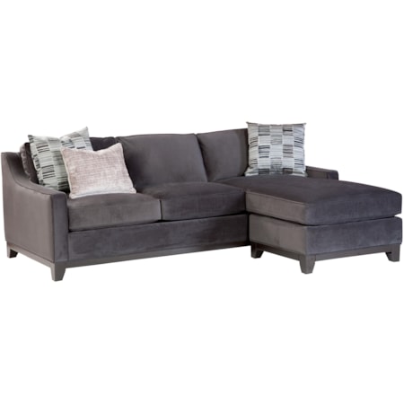 Contemporary Sofa with Chaise