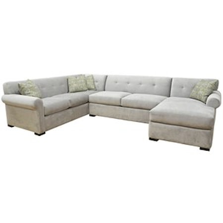Sectional with Right-Facing Chaise