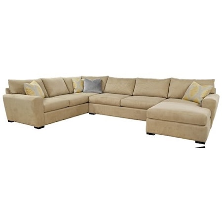 Sectional with Right-Facing Chaise 