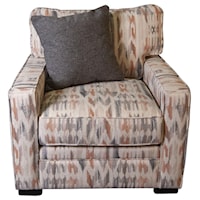 Arm Chair with Accent Pillow