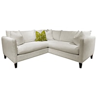 Contemporary Bench-Cushion Sectional 