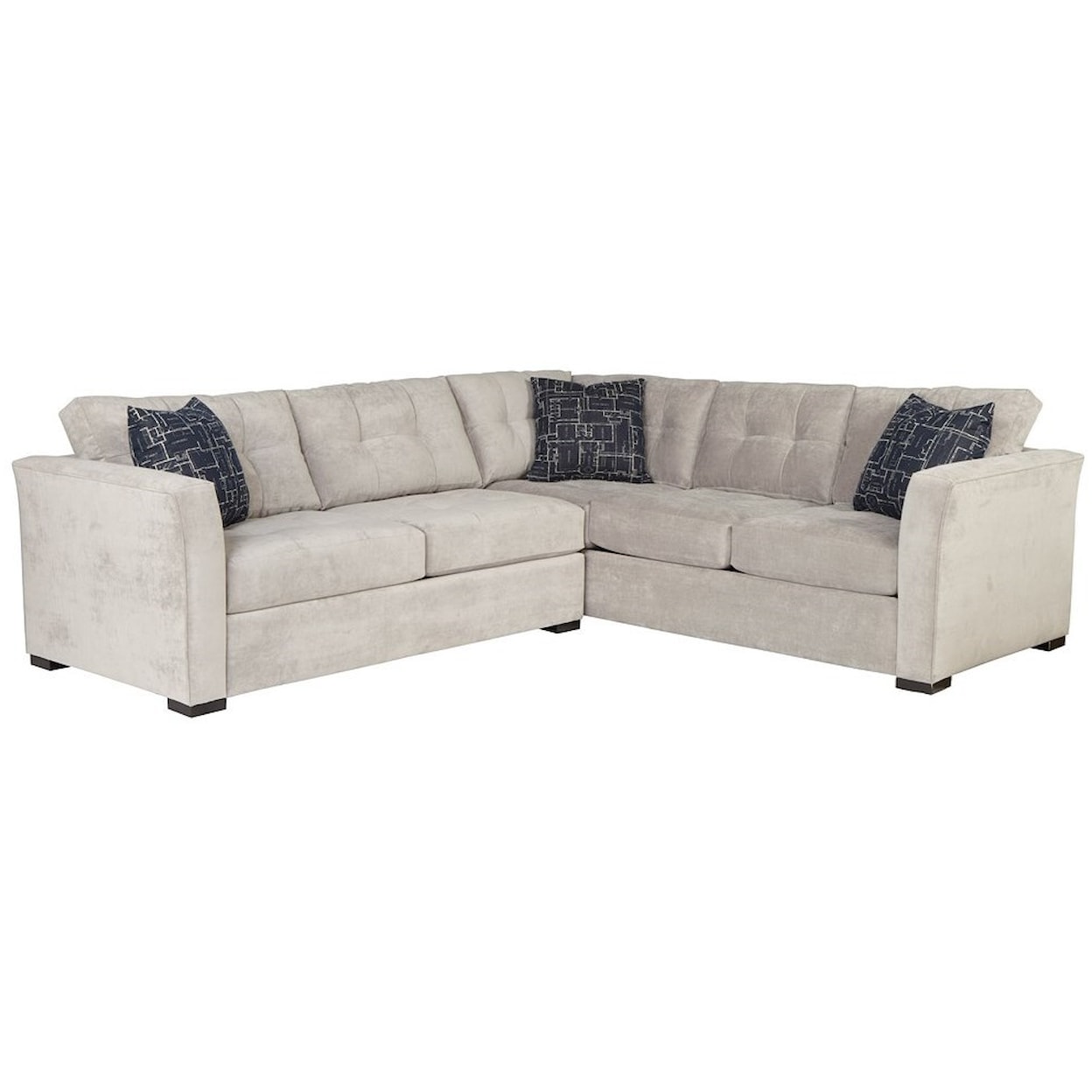 Jonathan Louis Lennon 4-Seat Sectional Sofa w/ LAF Condo Sofa