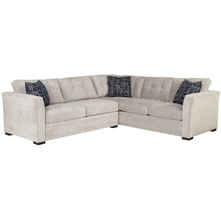 4-Seat Sectional Sofa w/ LAF Condo Sofa