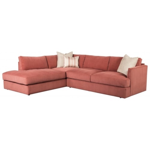 Contemporary Sectional with Left-Facing Chaise