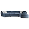 Jonathan Louis Linda Linda Sectional Sofa with Accent Pillows