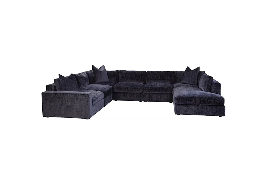 Link 7-Piece Sectional with RAF Chaise by Jonathan Louis at Morris Home