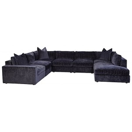 7-Piece Sectional with RAF Chaise