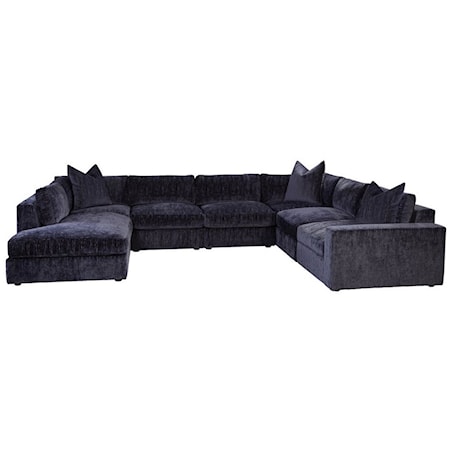 7-Piece Sectional with LAF Chaise