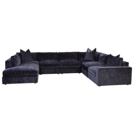 7-Piece Sectional with LAF Chaise