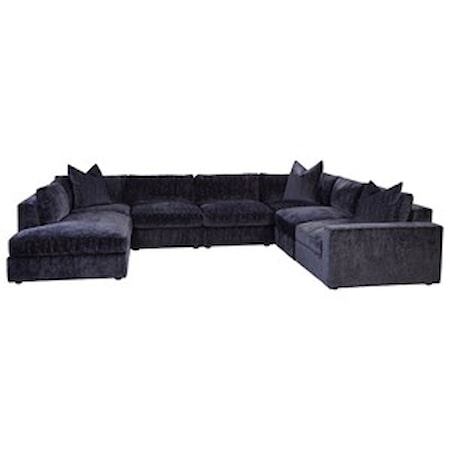 7-Piece Sectional with LAF Chaise