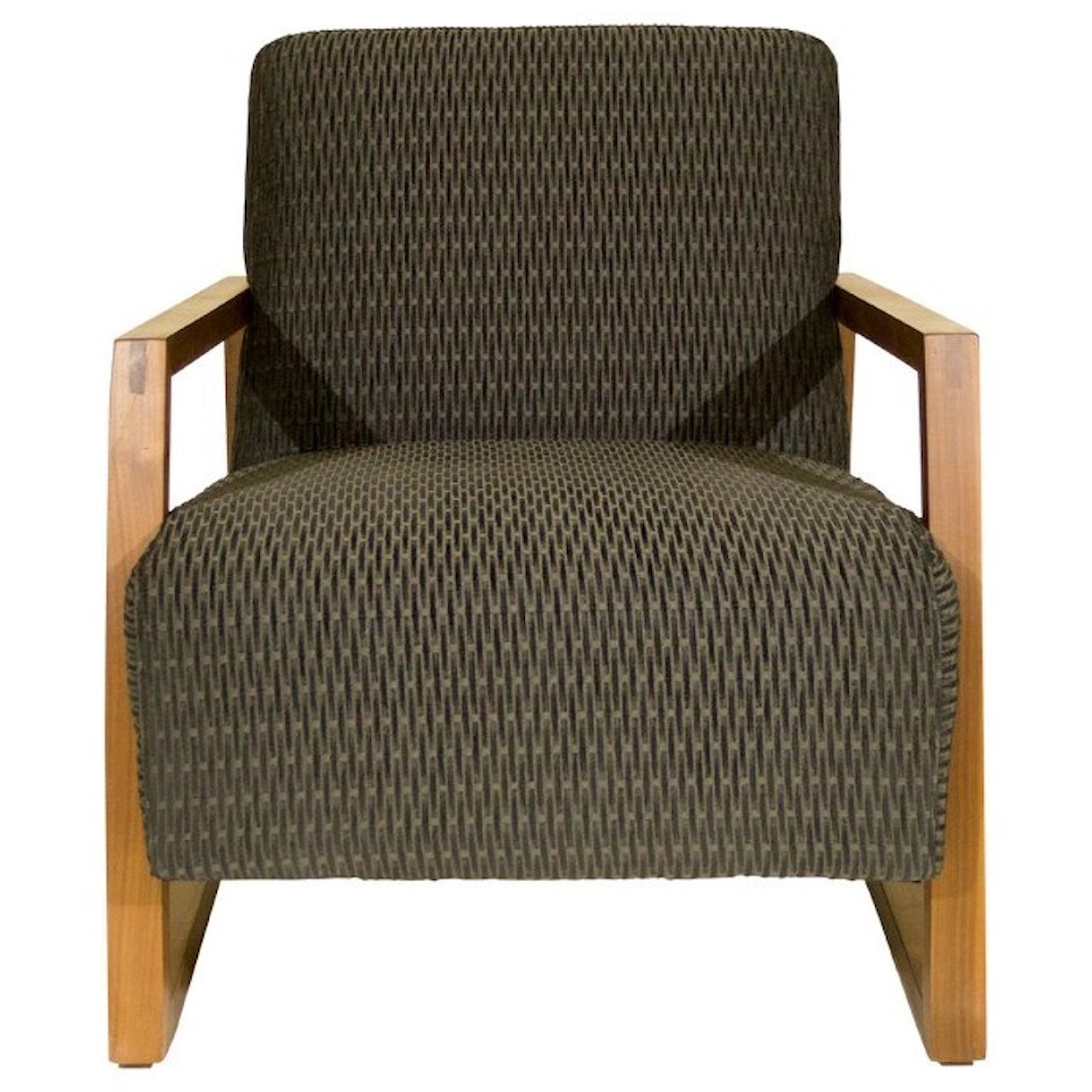 Jonathan Louis Mansfield Wood Accent Chair