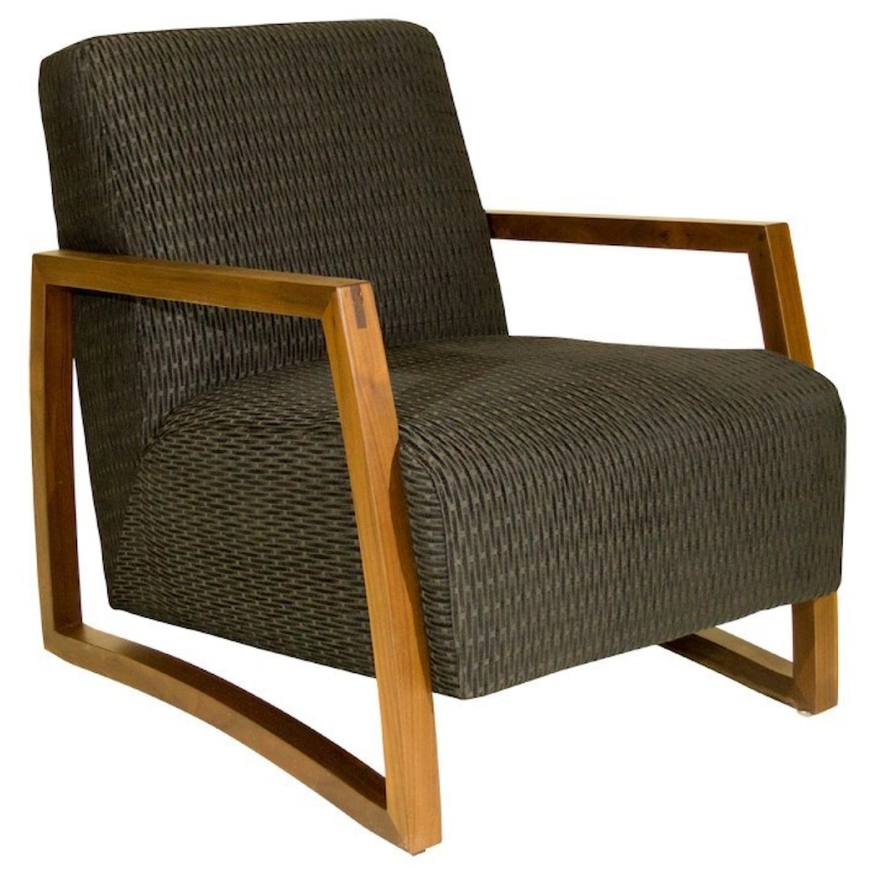 Jonathan Louis Mansfield Wood Accent Chair