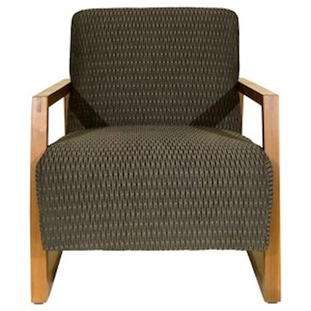 Wood Accent Chair
