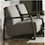 Jonathan Louis Mansfield Exposed Wood Accent Chair in Lounge Chair Style