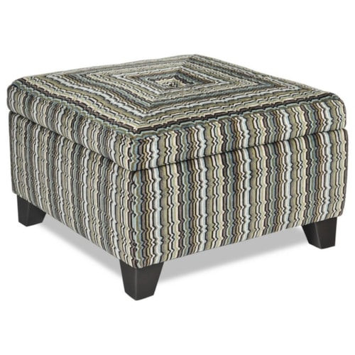 Square Storage Cocktail Ottoman