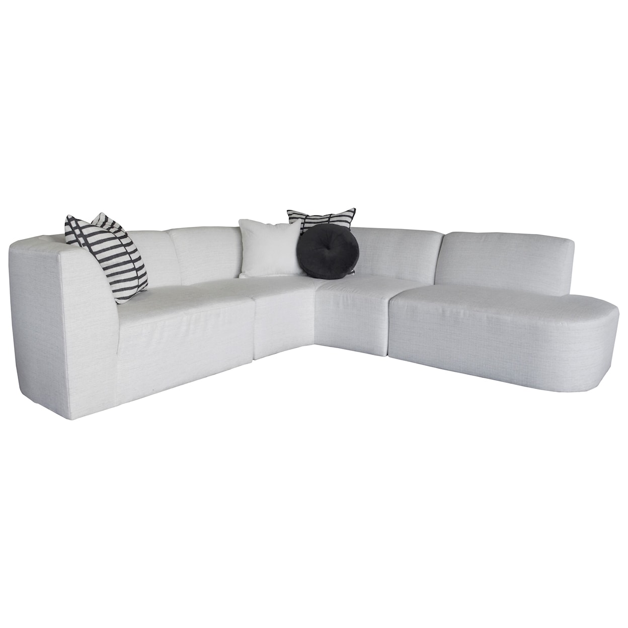 Jonathan Louis Nyla Modern Sectional Sofa