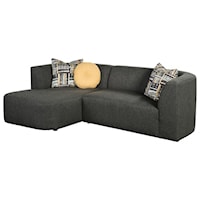 Modern 2-Piece Sectional Sofa with LAF Chaise