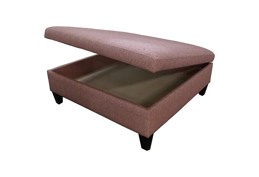 Ottomans Large Square Storage Ottoman by Jonathan Louis at Morris Home