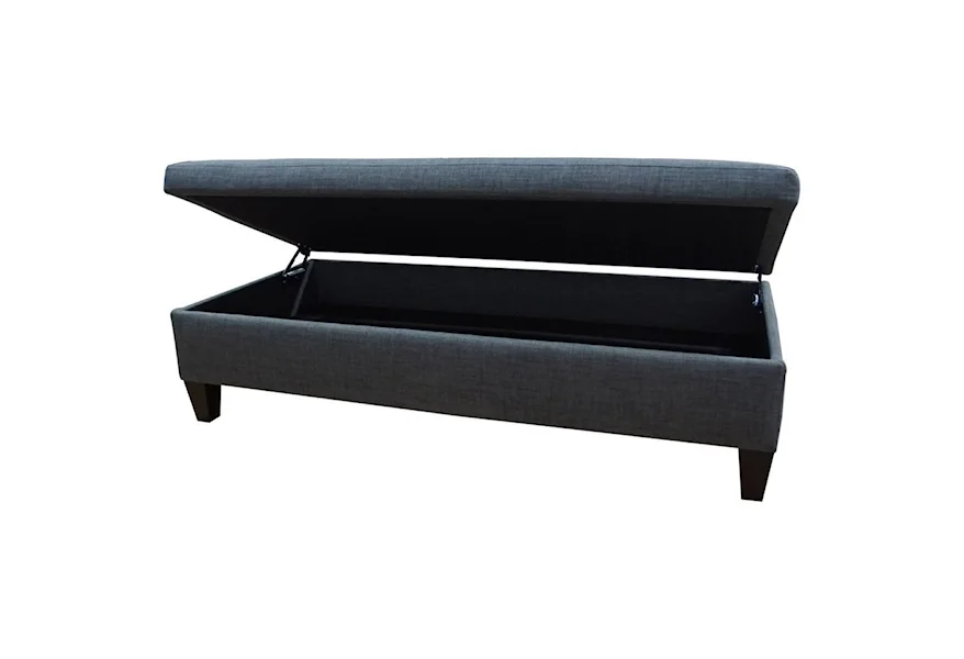 Ottomans Large Rectangle Storage Ottoman by Jonathan Louis at Morris Home