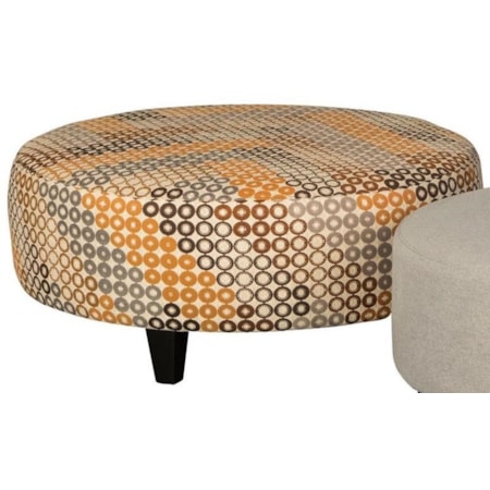 Large Round Ottoman