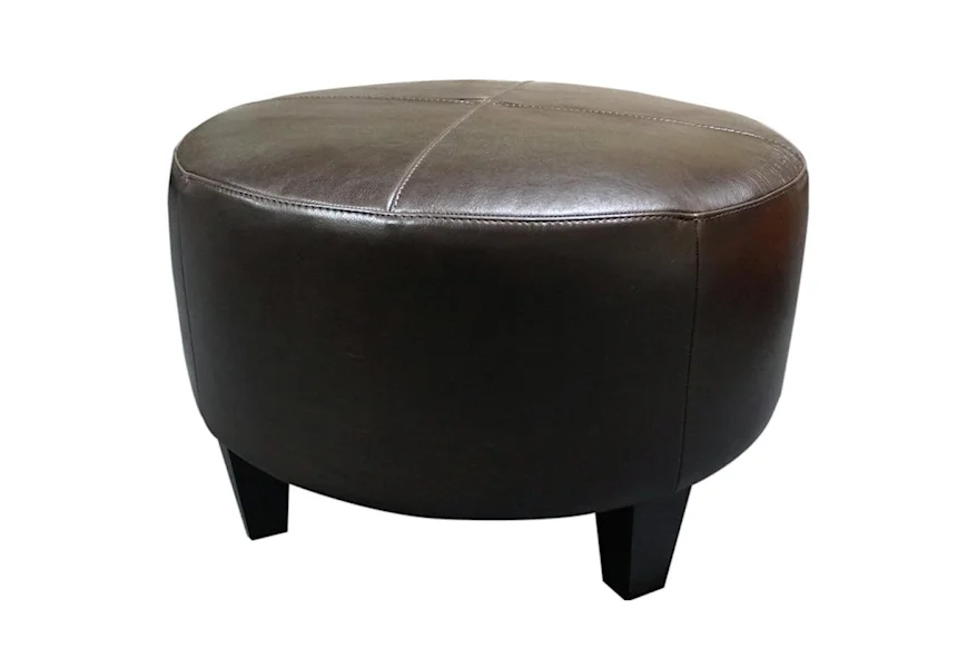 Ottomans Small Round Ottoman by Jonathan Louis at Morris Home
