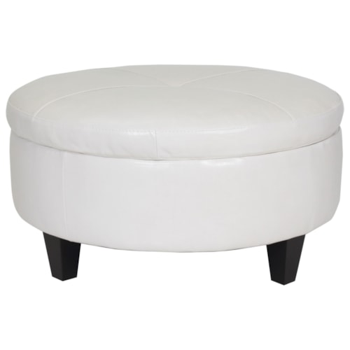 Medium Round Storage Ottoman