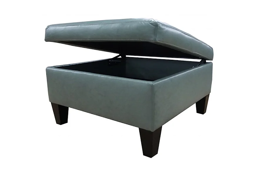 Ottomans Small Square Storage Ottoman by Jonathan Louis at Morris Home