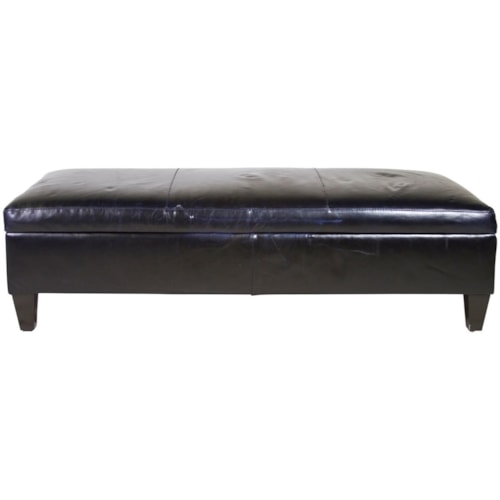 Large Rectangle Storage Ottoman