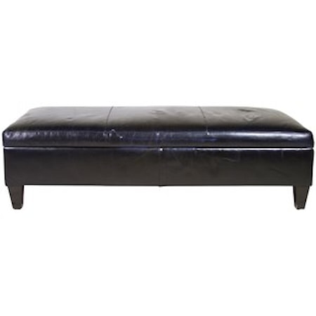 Large Rectangle Storage Ottoman