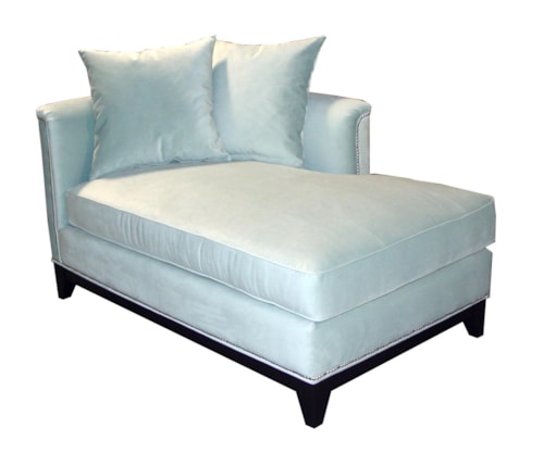 Contemporary RAF Upholstered Chaise