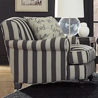 Upholstered Arm Chair in Casual Furniture Style 