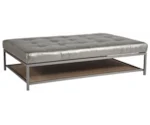 Marcus Daniels Randall Leather Cocktail Ottoman