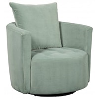 Contemporary Upholstered Round Chair