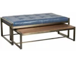 Marcus Daniels Rockford Metal Nesting Ottoman Set