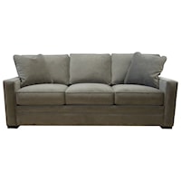 Casual Contemporary Queen Sofa Sleeper with Pillowtop Mattress