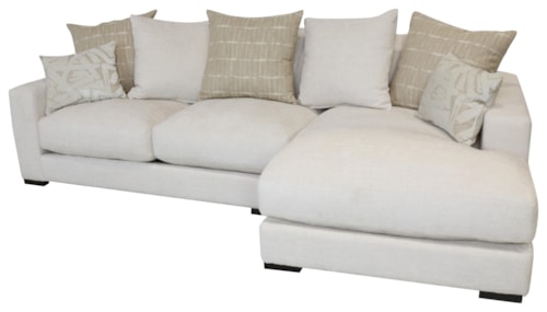 Lombardy 2-Piece Sectional Sofa (Also available in reverse configuration)