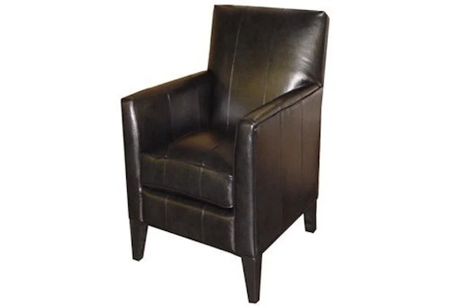 Tonka Leather Accent Chair by Jonathan Louis at Morris Home