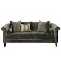 Contemporary Sofa with Tufted Seat