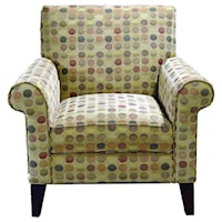 Accent Chair with Rolled Arms