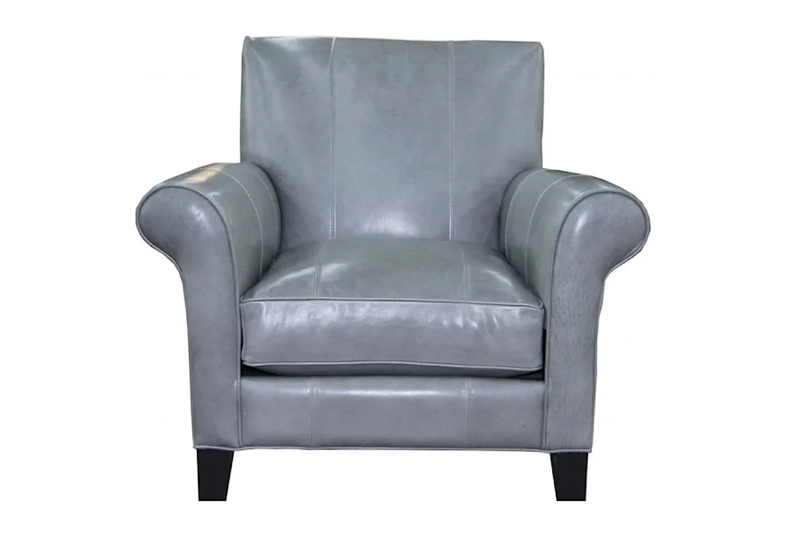 Twister Leather Accent Chair by Jonathan Louis at Morris Home