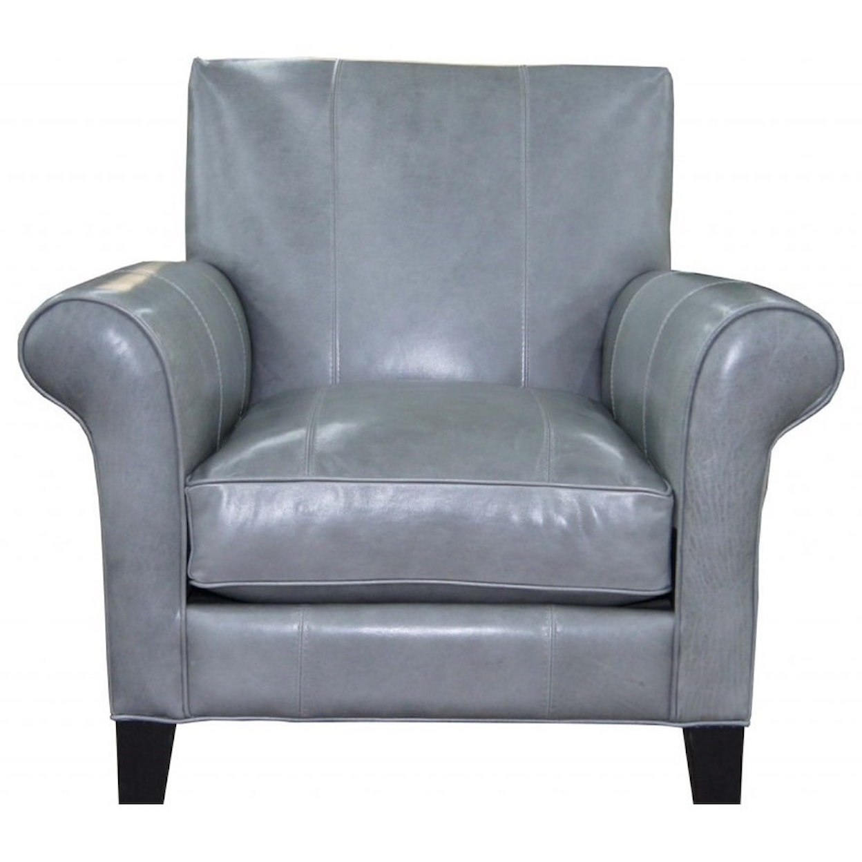 Jonathan Louis Twister Leather Accent Chair