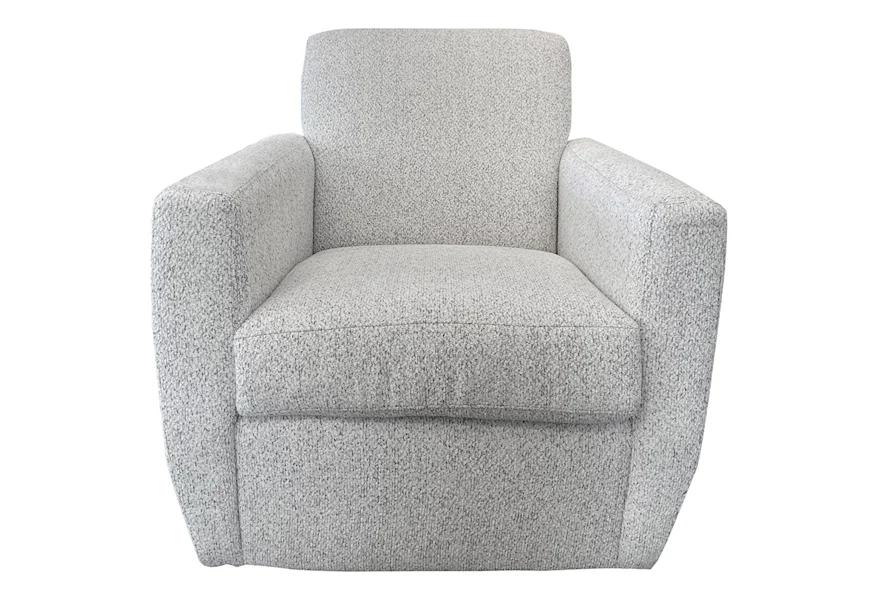 Vancouver Contemporary Swivel Chair by Jonathan Louis at Morris Home
