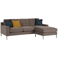 Stationary Sofa w/ Ottoman