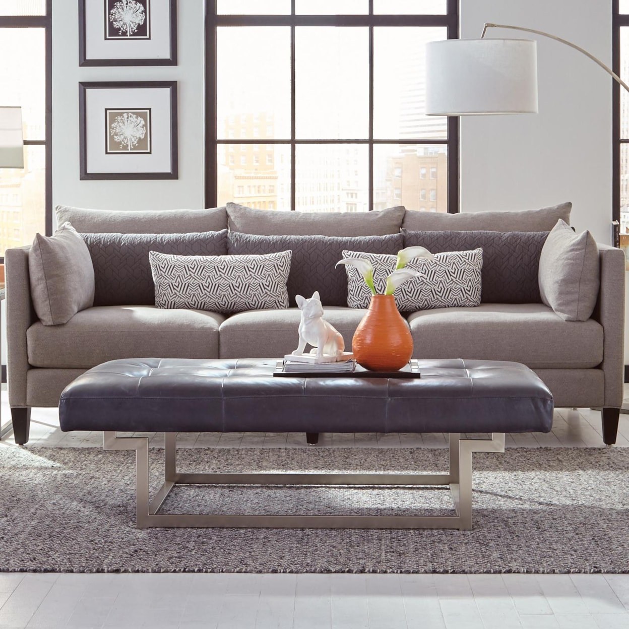 Jonathan Louis Windsor Transitional Sofa