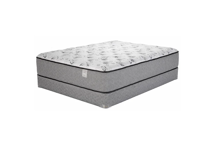 Justice Castlehill Queen Castlehill Lux Firm+LoPro Base by Justice Furniture & Bedding at Crowley Furniture & Mattress