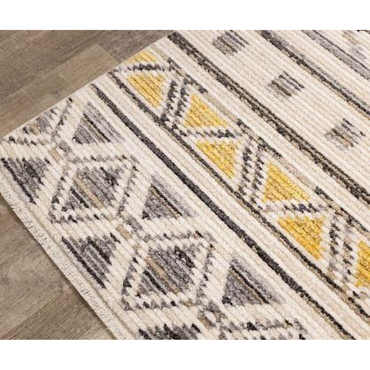 Kalora Rugs Calabar 5x8 Cream/grey/yellow